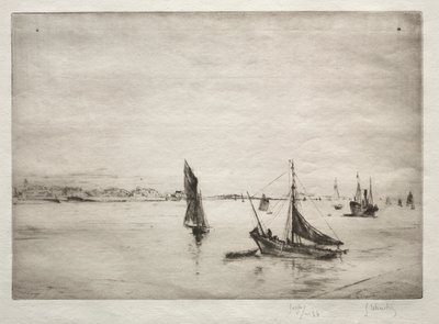 Silnice La Rochelle. od Gustave Leheutre