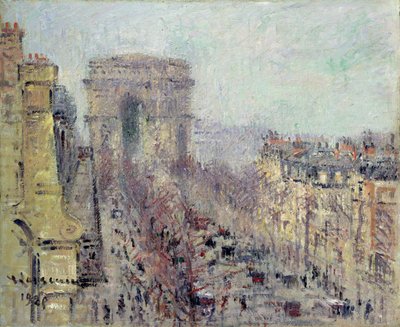 Avenue de Friedland, Paříž od Gustave Loiseau