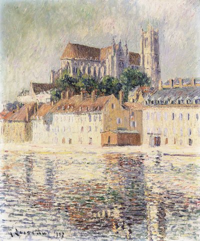 Cathedrale D"Auxerre, od Gustave Loiseau