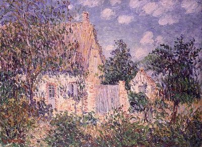 Chata v St. Cyr du Vaudreuil (olej na plátně) od Gustave Loiseau