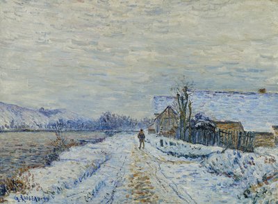 Účinek sněhu na Tournedos, 1899 od Gustave Loiseau