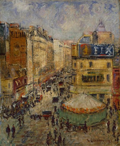 Rue de Clignancourt, Paříž od Gustave Loiseau