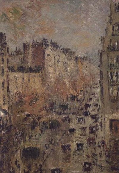 Boulevard Raspail, 1928 od Gustave Loiseau