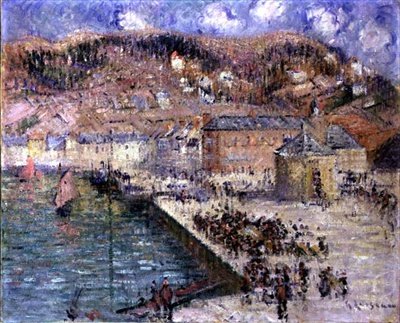 Rybí trh od Gustave Loiseau