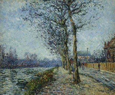 Oise v Pontoise; Oise v Pontoise, 1900 od Gustave Loiseau