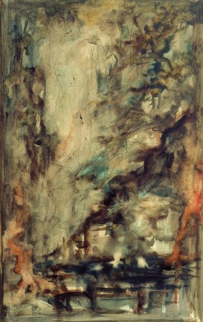 Skica (pro dva dobrodruhy a talisman (?)) od Gustave Moreau