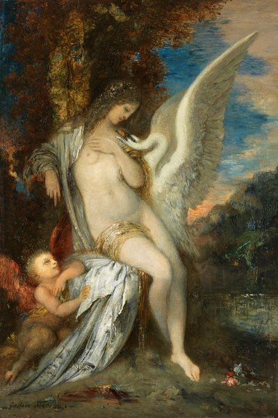 Gustave Moreau Leda c1875 od Gustave Moreau