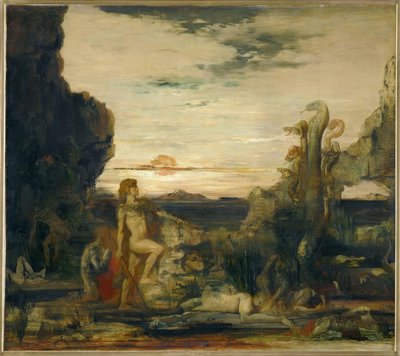 Herkules a Hydra z Lerny od Gustave Moreau