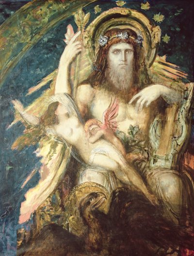 Jupiter a Semele od Gustave Moreau