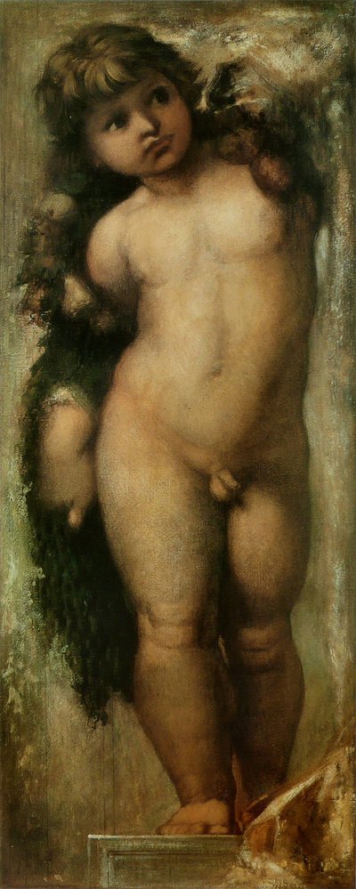 Putto podle Rafaela. Kopie Rafaelova Putta z Akademie svatého Lukáše v Římě. od Gustave Moreau
