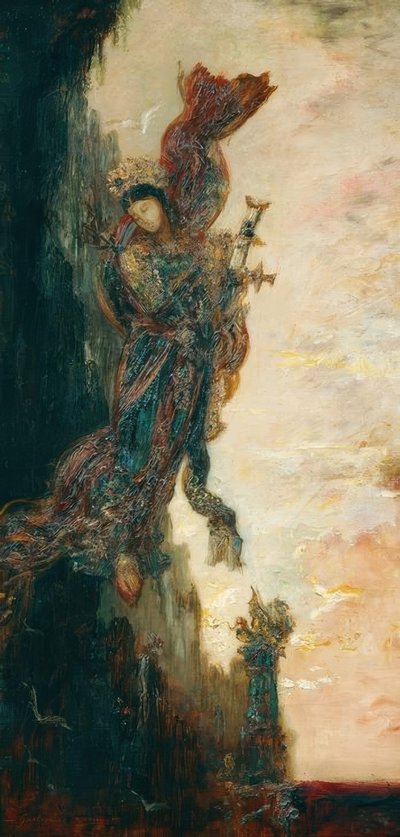 Sapho tombant od Gustave Moreau