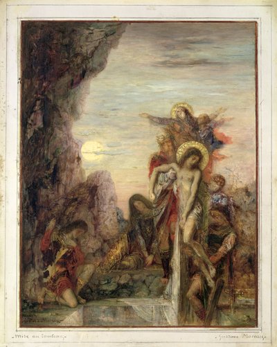 The Entombment, c.1867 od Gustave Moreau