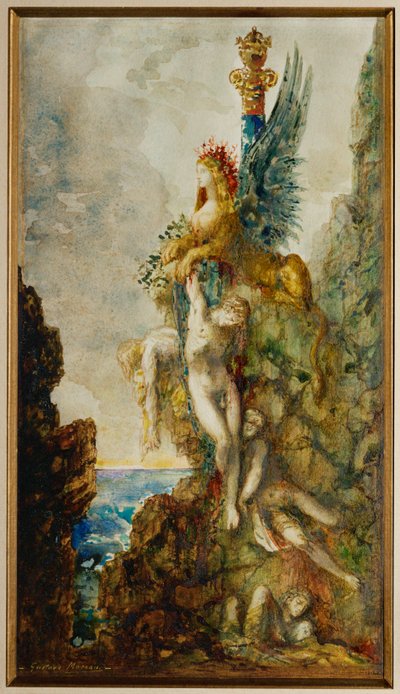 Vítězná Sfinga od Gustave Moreau