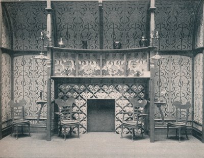 Inglenook navržený G. Serrurierem, 1898 od Gustave Serrurier Bovy