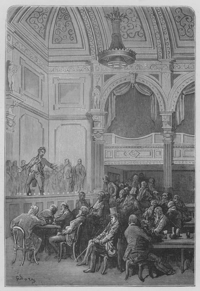 Kavárna-koncert od Gustave after Dore