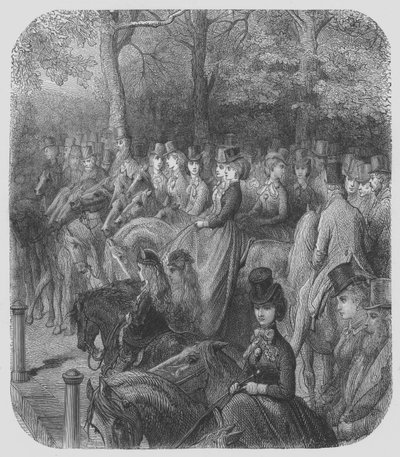 Hyde-Park, Amazonky od Gustave after Dore