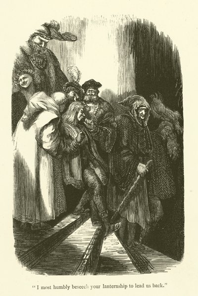 Ilustrace k dílům Rabelaise od Gustave after Dore