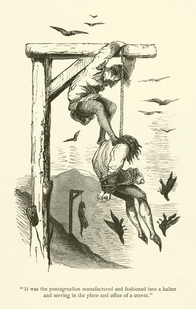 Ilustrace k dílům Rabelaise od Gustave after Dore