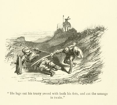 Ilustrace k dílům Rabelaise od Gustave after Dore
