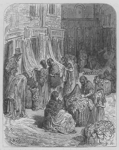 Trh hadrů od Gustave after Dore