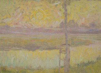 Jardin a Laethem-Saint-Martin, kolem roku 1910 od Gustave de Smet