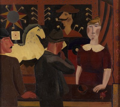 Střelecká galerie (olej na plátně) od Gustave de Smet