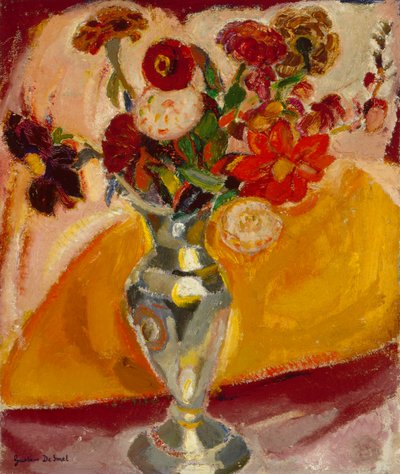 Váza s květinami (olej na plátně) od Gustave de Smet