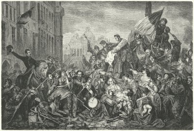 Epizoda belgické revoluce z roku 1830 od Gustave Wappers