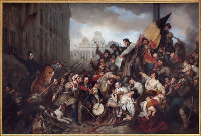 Belgická revoluce 1830, 1835 od Gustave Wappers