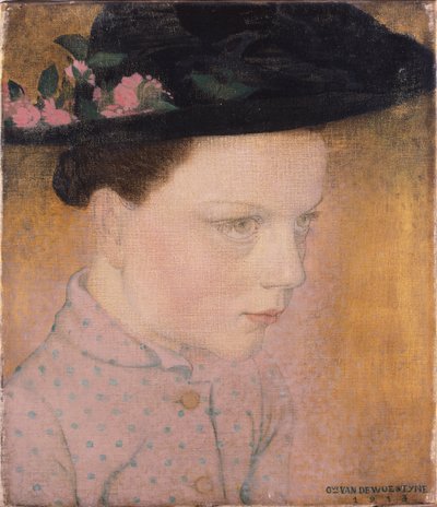 Vesnická holka od Gustave Van de Woestyne