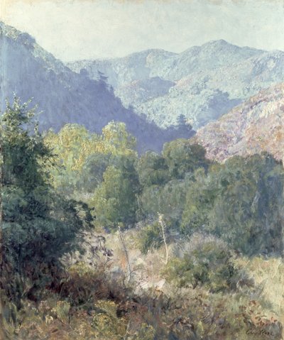 Pohled na pohoří San Gabriel od Guy Rose