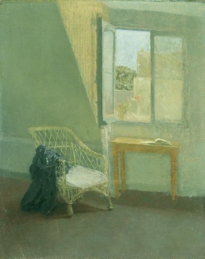 Koutek umělcova pokoje v Paříži od Gwen John
