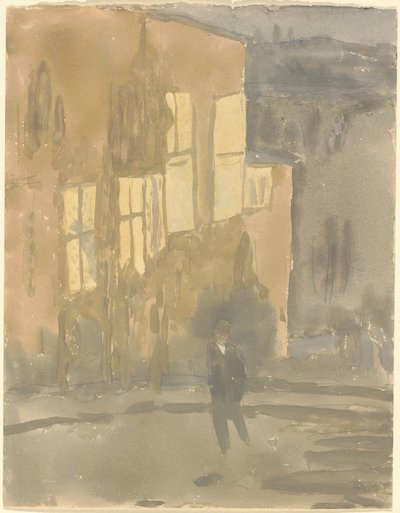 Ulice v noci, Meudon od Gwen John