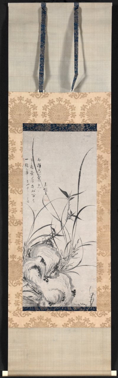 Rock, Bambus a Orchids, konec 1300-začátek 1400s. od Gyokuen Bompo