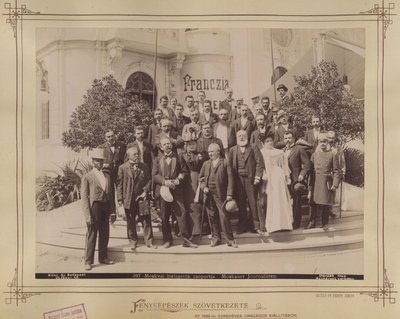 Výstava Milénium, novináři - Budapest XIV Fortepan 82827 od György Klösz