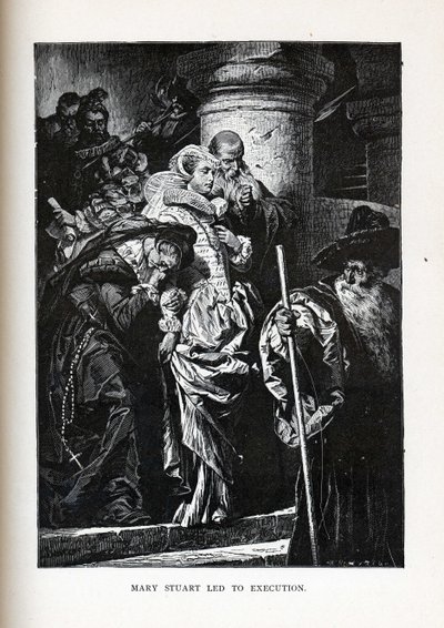Mary Stuartovna vedla k popravě, 1882 od Gyula Benczúr