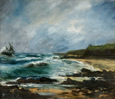 Vrak ruského ketch Julerneck u Marsden Cliffs od H.C.B. Scott