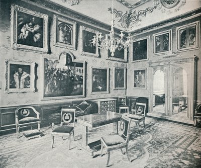 Státní šatna na zámku Windsor, c1899, 1901 od HN King
