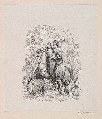 Ilustrace pro "The Wild Swans" v H.C. Andersen, "Pohádky a příběhy", svazek 1 od H.P. Hansen