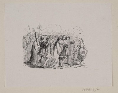 Ilustrace pro "The Wild Swans" v H.C. Andersen, "Pohádky a příběhy", svazek 1 od H.P. Hansen