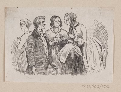 Ilustrace pro „Je to pravda“ v H.C. Andersen, "Pohádky a příběhy", svazek 2 od H.P. Hansen