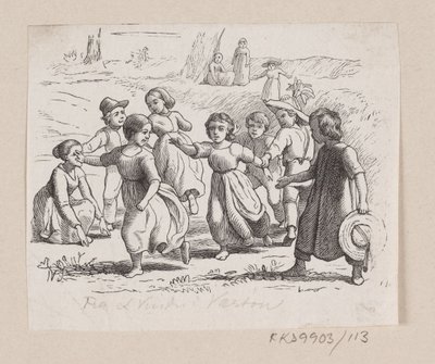 Ilustrace pro "Z okna ve Vartou" v H.C. Andersen, "Pohádky a příběhy", svazek 2 od H.P. Hansen