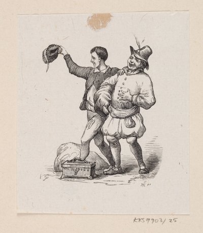 Ilustrace pro "Císařovy nové šaty" v H.C. Andersen, "Pohádky a příběhy", svazek 1 od H.P. Hansen