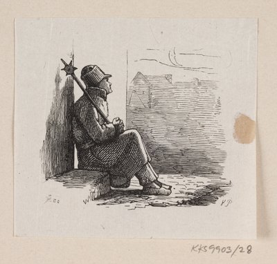 Ilustrace pro "Lykkens Kalosker" v H.C. Andersen, "Pohádky a příběhy", svazek 1 od H.P. Hansen