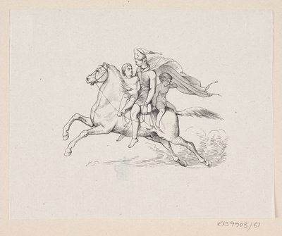 Ilustrace pro "Ole Lukøie" v H.C. Andersen, "Pohádky a příběhy", svazek 1 od H.P. Hansen