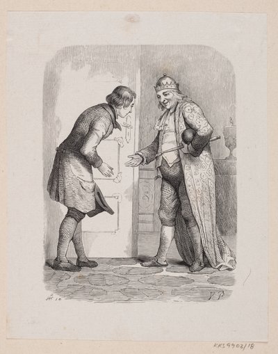 Ilustrace pro "The Traveling Companion" v H.C. Andersen, "Pohádky a příběhy", svazek 1 od H.P. Hansen
