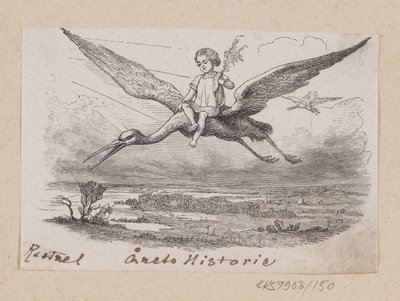 Ilustrace k "Příběhu roku" v H.C. Andersen, "Pohádky a příběhy", svazek 2 od H.P. Hansen