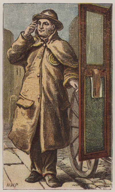Cabman (barva lito) od H.W. (after) Petherick