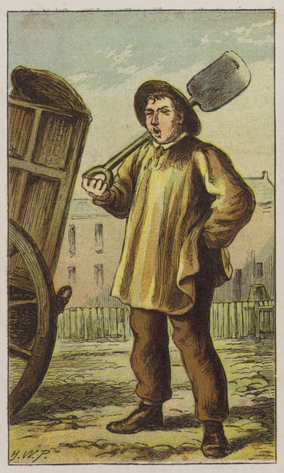 Dustman (barva lito) od H.W. (after) Petherick