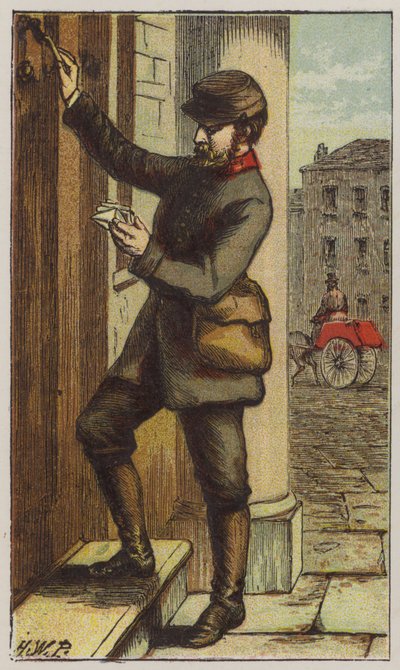 Pošťák (barva lito) od H.W. (after) Petherick